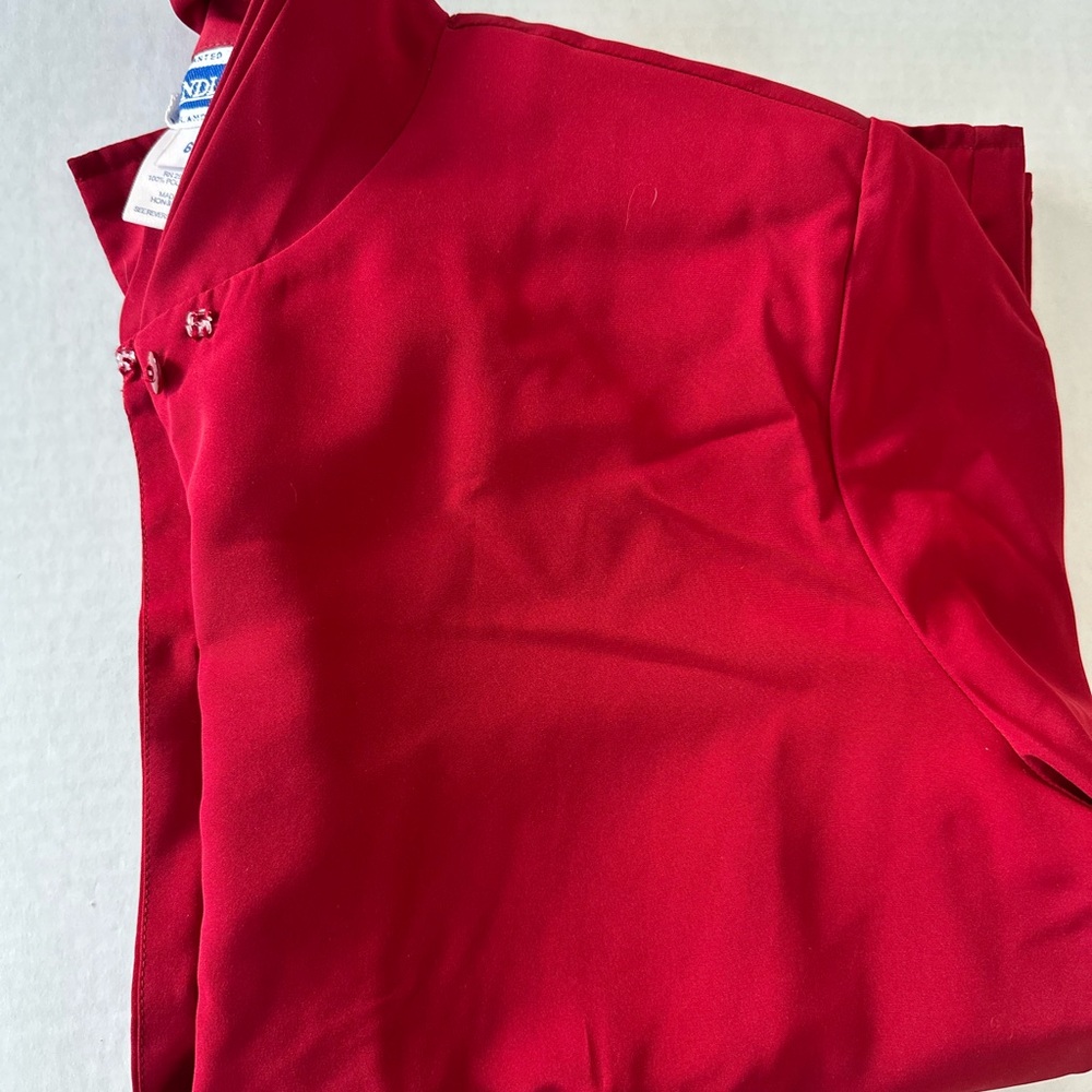 Vintage Pendleton Vibrant Red Button Down Shirt W… - image 10